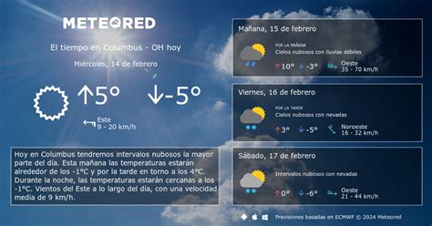 estado del tiempo en columbus ohio